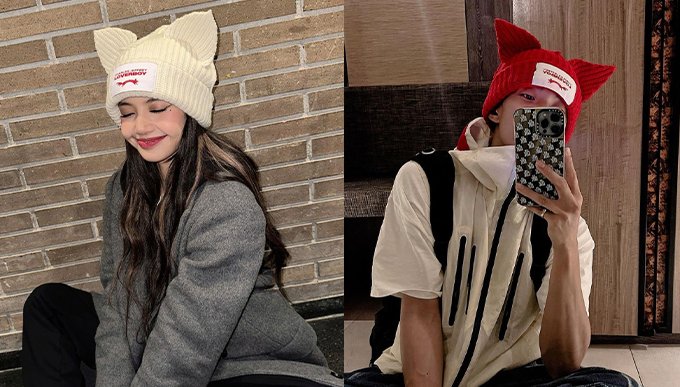Blackpink都愛兔耳冷帽！8折入手新年必備Charles Jeffrey LOVERBOY貓耳、狐狸耳冷帽推介