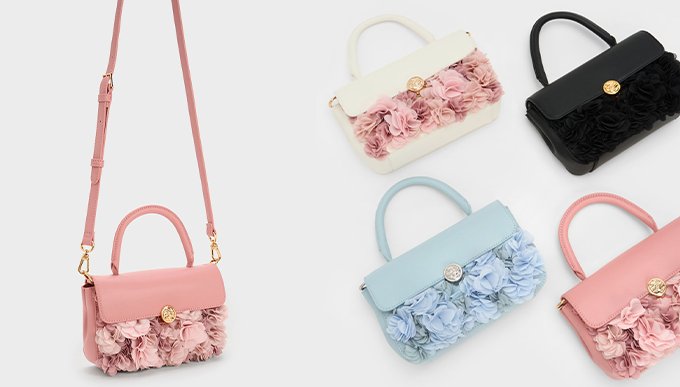 女朋友情人節禮物推薦2023｜Love, Bonito櫻花粉系穿搭、Charles & Keith 花海手袋、GHD 直髮夾套裝等