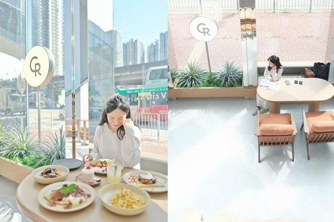 屯門咖啡店推薦2023｜Cupping Room新店限定意粉、法式可麗餅！木系主調、自然採光落地玻璃牆
