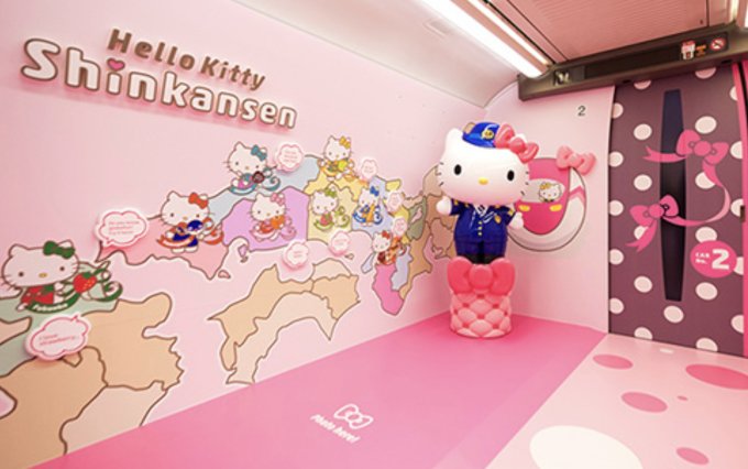日本旅行推介2023！去大阪等關西地區必搭超美Hello Kitty列車