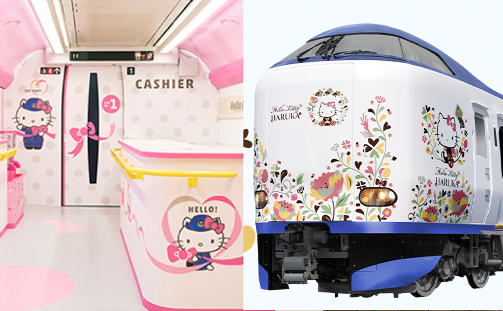 日本旅行推介2023！去大阪等關西地區必搭超美Hello Kitty列車