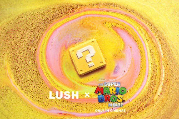 浸浴球推薦｜Lush聯乘Super Mario限定系列！問號方塊汽泡彈暗藏神秘香氛皂