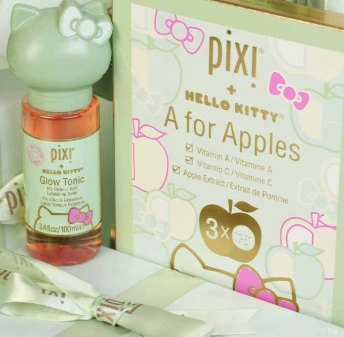 超可愛 Hello Kitty X PIXI 聯名系列！Hello Kitty造型定妝噴霧、壓紋9色眼影盤、胭脂等限量版化妝護膚品