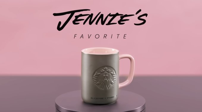 BLACKPINK+Starbucks聯乘系列登場！別注版BLACKPINK草莓朱古力忌廉星冰樂、Lisa最愛首推粉紅色水鑽不鏽鋼凍杯、BLACKPINK配色循環再造咖啡杯