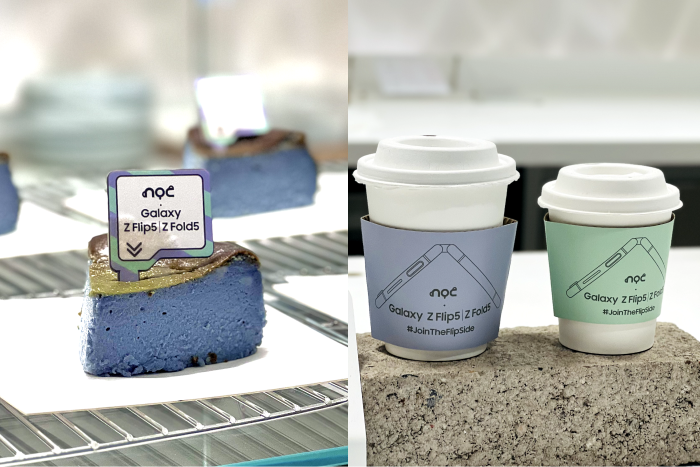 尖沙咀必食限定香芋巴斯克芝士蛋糕！Samsung X NOC Coffee Co.推出期間限定 FlipSide Cafe