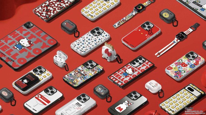 Hello Kitty x CASETiFY 驚喜可愛回歸！必買限量版多士爐 AirPods 保護殼、牛奶瓶Hello Kitty手機殼、手機繩等（附購買連結）