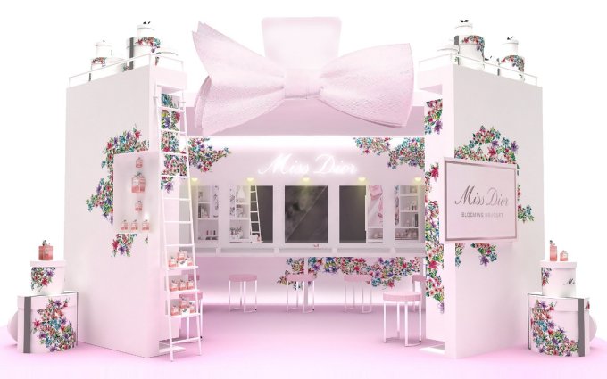 Miss Dior Blooming Boudior 千花化妝間進駐尖沙咀海港城！