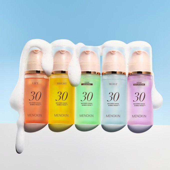 產品試用 | MENOKIN 30 秒免洗泡泡面膜系列 30ml 