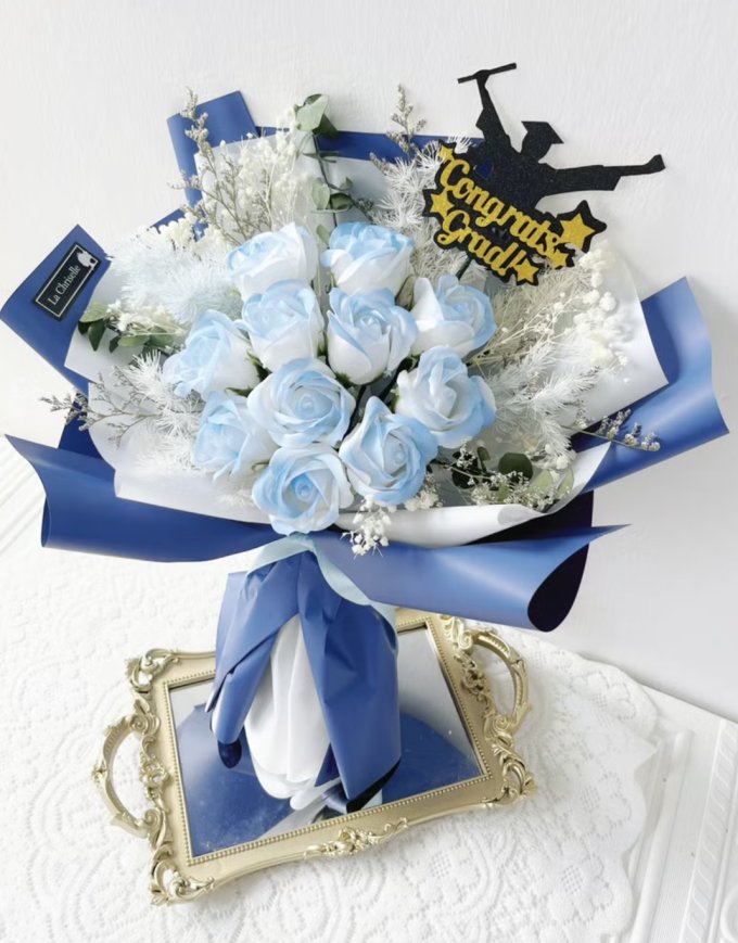 畢業花束推薦2025｜20款乾燥花/滿天星/向日葵畢業花束推介！特別畢業花束清單