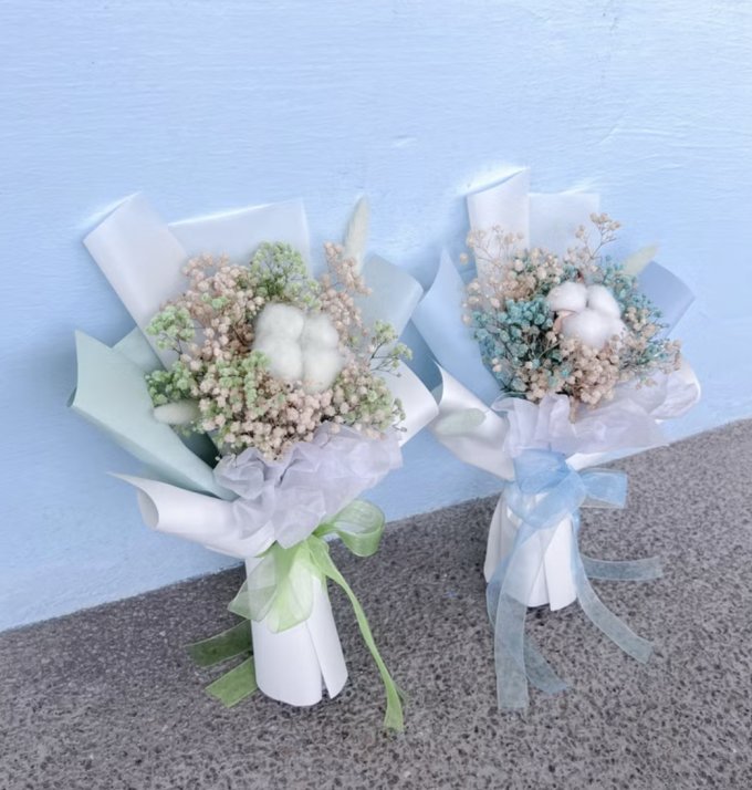 畢業花束推薦2025｜20款乾燥花/滿天星/向日葵畢業花束推介！特別畢業花束清單