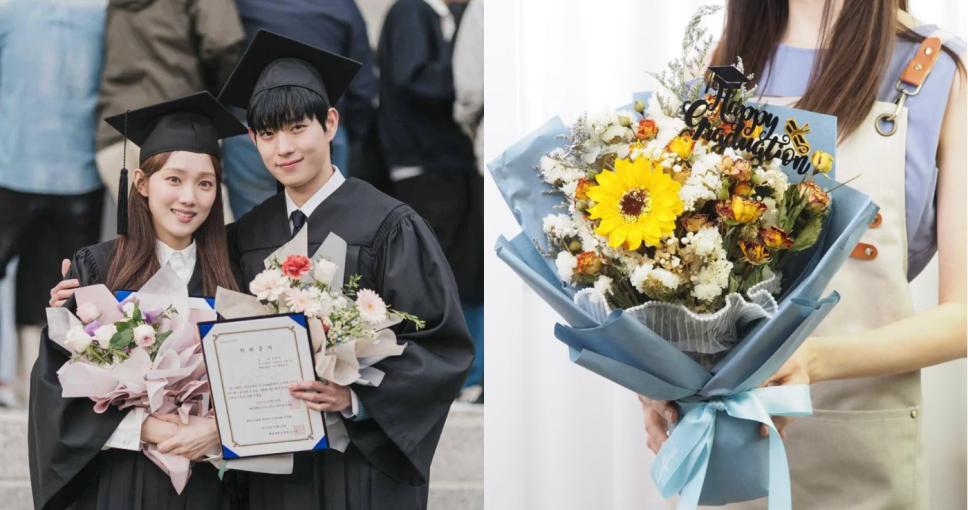 畢業花束推薦2025｜20款乾燥花/滿天星/向日葵畢業花束推介！特別畢業花束清單