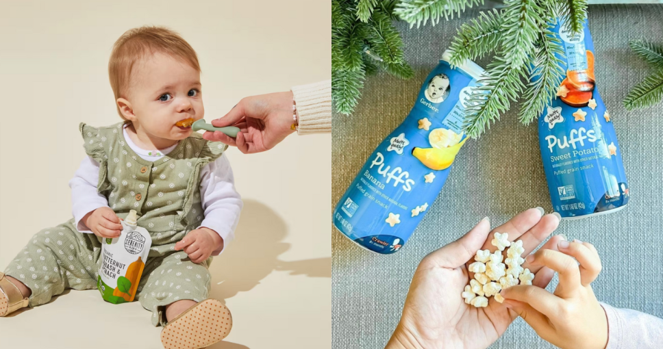 嬰兒食品2025｜10款健康嬰兒零食推介！盤點人氣嬰兒米餅/星星餅/果泥